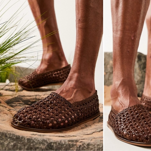 ASOS Brown Flats with Intricate Woven Design - Picture 4 of 4